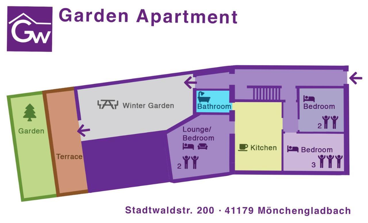 Gaestewohnung Moenchengladbach Kültér fotó